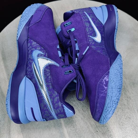 Nike Zoom LeBron NXXT Gen AMPD Summit Lake Hornets Purple Men’s 8.5 FJ1566-500 - Picture 10 of 15